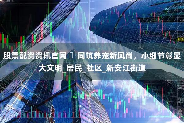 股票配资资讯官网 ​同筑养宠新风尚，小细节彰显大文明_居民_社区_新安江街道